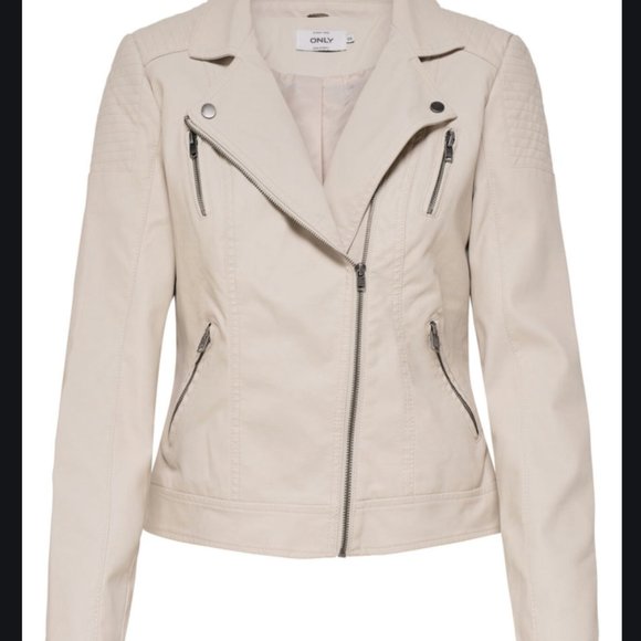 Only Jackets & Blazers - Only Zip-Front Biker Jacket